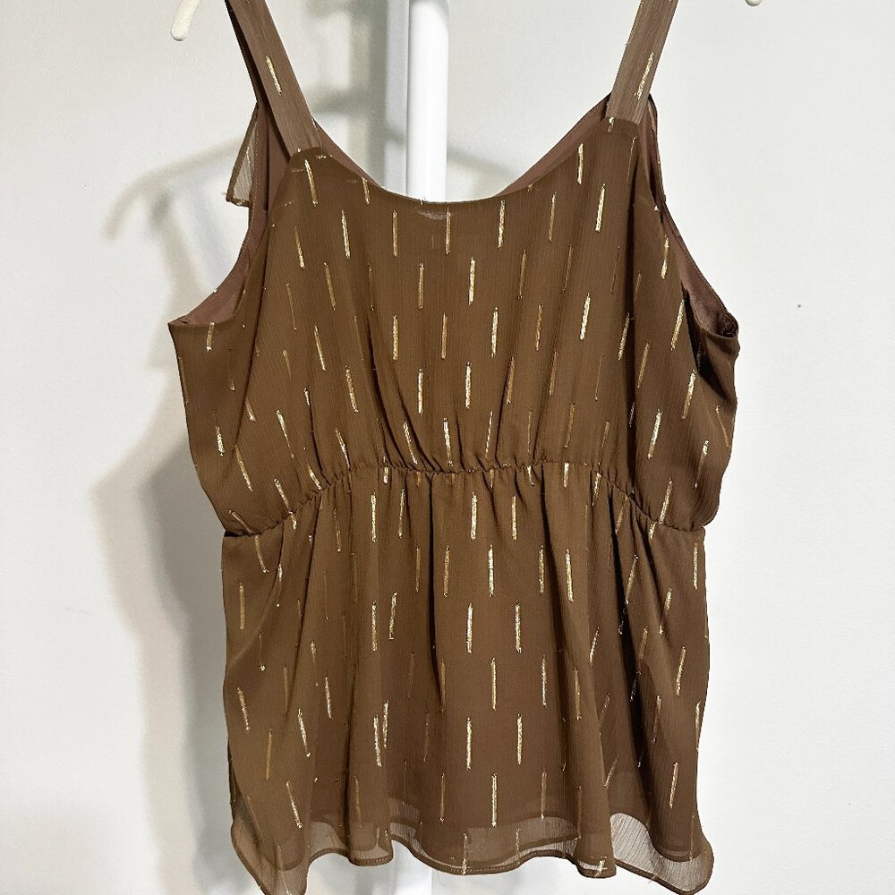 Chiffon Ruffle Cami Top - Picture 3 of 6